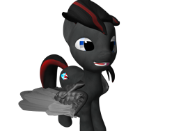 Size: 6000x4500 | Tagged: safe, artist:kingchddg90, oc, oc only, oc:dainty dish, pony, 3d, absurd resolution, possible rule 63, sr-71 blackbird