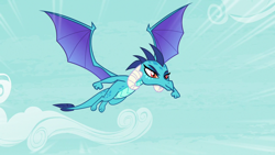 Size: 1280x720 | Tagged: safe, screencap, princess ember, dragon, triple threat, solo