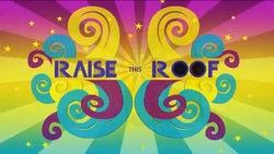 Size: 1136x640 | Tagged: safe, screencap, eqg summertime shorts, equestria girls, raise this roof, title card