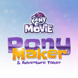 Size: 1080x1080 | Tagged: safe, my little pony: the movie, logo, mlp movie pony maker, no pony, official