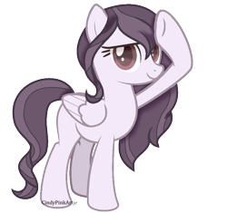 Size: 886x832 | Tagged: safe, artist:cindydreamlight, oc, oc only, pegasus, pony, female, mare, salute, simple background, solo, transparent background, unnamed oc