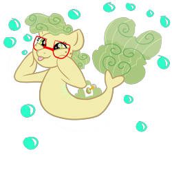 Size: 4000x4000 | Tagged: safe, artist:kiwiscribbles, oc, oc only, oc:kiwi scribbles, seapony (g4), my little pony: the movie, glasses, seaponified, simple background, solo, species swap, transparent background