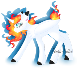 Size: 1024x926 | Tagged: safe, artist:kiara-kitten, oc, oc only, oc:burning flame, alicorn, pony, female, mare, solo