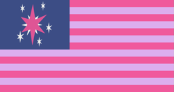 Size: 1235x650 | Tagged: safe, twilight sparkle, pony, cutie mark, flag, star spangled banner