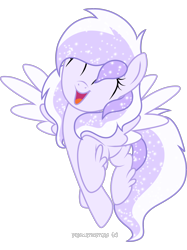 Size: 2048x2732 | Tagged: safe, artist:prismaticstars, oc, oc only, oc:starstorm slumber, pegasus, pony, eyes closed, female, happy, high res, mare, simple background, solo, transparent background