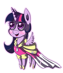 Size: 805x931 | Tagged: safe, artist:nattyvelvet, twilight sparkle, twilight sparkle (alicorn), alicorn, pony, chibi, clothes, coronation dress, dress, female, heart eyes, mare, simple background, solo, spread wings, transparent background, wingding eyes, wings