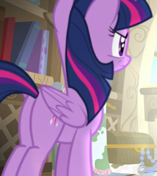 Size: 641x720 | Tagged: safe, screencap, twilight sparkle, twilight sparkle (alicorn), alicorn, once upon a zeppelin, cropped, solo