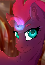 Size: 2469x3508 | Tagged: safe, artist:isorrayi, tempest shadow, pony, my little pony: the movie, high res, magic, solo