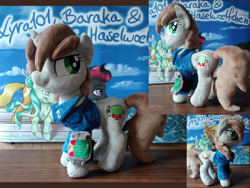 Size: 4160x3120 | Tagged: safe, artist:baraka1980, oc, oc only, oc:littlepip, pony, unicorn, fallout equestria, clothes, cutie mark, fanfic, fanfic art, female, high res, hooves, horn, irl, mare, photo, pipbuck, plushie, solo, vault suit