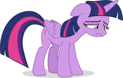 Size: 7488x4772 | Tagged: safe, artist:shutterflyeqd, twilight sparkle, twilight sparkle (alicorn), alicorn, once upon a zeppelin, absurd resolution, female, mare, sad, simple background, solo, transparent background, vector