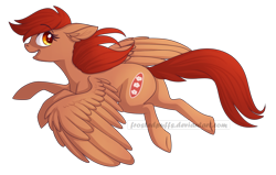 Size: 1246x793 | Tagged: safe, artist:frostedpuffs, oc, oc only, oc:surfing blossom, pegasus, pony, female, mare, simple background, solo, transparent background