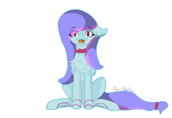 Size: 1024x706 | Tagged: safe, artist:spectrasus, oc, oc only, oc:electricspark, earth pony, pony, bow, choker, cookie, female, food, mare, simple background, solo, tail bow, transparent background