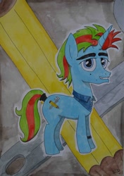 Size: 800x1137 | Tagged: safe, artist:easterforest92, oc, oc only, pony, solo