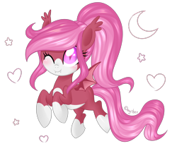 Size: 4140x3420 | Tagged: safe, artist:kaikururu, oc, oc only, oc:blood moon, bat pony, pony, solo