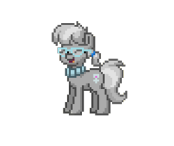 Size: 369x310 | Tagged: safe, silver spoon, pony, glasses, pony town, smiling