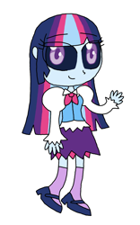 Size: 800x1280 | Tagged: safe, artist:pogorikifan10, twilight sparkle, ghost, human, equestria girls outfit, humanized, solo