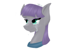 Size: 2048x1536 | Tagged: safe, artist:clefsignsketcher, maud pie, bust, crying, solo