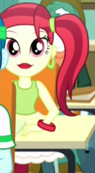 Size: 248x450 | Tagged: safe, screencap, captain planet, rose heart, scott green, eqg summertime shorts, equestria girls, subs rock, background human, cropped, female, male, offscreen character