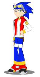 Size: 1548x2926 | Tagged: safe, artist:trungtranhaitrung, equestria girls, crossover, equestria girls-ified, simple background, solo, sonic the hedgehog, sonic the hedgehog (series), transparent background