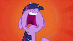 Size: 1280x720 | Tagged: safe, screencap, twilight sparkle, twilight sparkle (alicorn), alicorn, once upon a zeppelin, angry, nose in the air, open mouth, solo, uvula, volumetric mouth