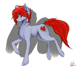 Size: 348x300 | Tagged: safe, artist:lacunah, oc, oc only, pony, one hoof raised, simple background, solo