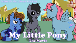 Size: 1920x1080 | Tagged: safe, artist:thehappyspaceman, wind whistler, oc, earth pony, pegasus, pony, g1, my little pony: the movie (g1), cutie mark, ponified, review, the second opinion, thumbnail, title card, youtube