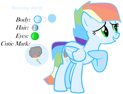 Size: 1300x996 | Tagged: safe, artist:twinklestar2006, oc, oc only, oc:stormy dash, pegasus, pony, base used, offspring, parent:rainbow dash, parent:soarin', parents:soarindash, scar, solo