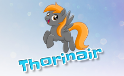 Size: 1243x772 | Tagged: safe, artist:thorinair, oc, oc only, oc:thorinair, pegasus, pony, my little pony: the movie, mlp movie pony maker, solo