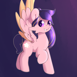 Size: 2834x2834 | Tagged: safe, artist:fluffleduckle, oc, oc only, oc:night flush, pegasus, pony, simple background, solo