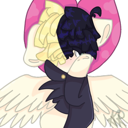 Size: 768x768 | Tagged: safe, artist:midnightart08, songbird serenade, pegasus, pony, my little pony: the movie, bow, female, mare, simple background, solo, transparent background