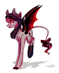 Size: 1704x2101 | Tagged: safe, artist:huirou, oc, oc only, oc:nevaeh, dracony, hybrid, bow, female, simple background, solo, tail bow, transparent background