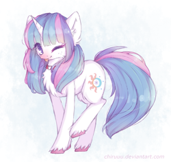 Size: 977x922 | Tagged: safe, artist:chimeeri, oc, oc only, oc:winter eclipse, pony, solo