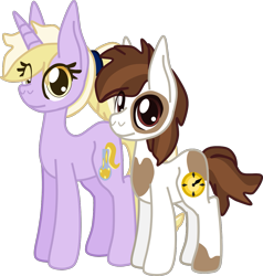 Size: 1137x1196 | Tagged: safe, artist:casanova-mew, dinky hooves, pipsqueak, pony, dinkysqueak, female, male, older, shipping, simple background, straight, transparent background