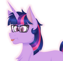 Size: 5136x4957 | Tagged: safe, artist:cornerverse, twilight sparkle, pony, absurd resolution, female, filly, filly twilight sparkle, glasses, silly, silly pony, simple background, solo, tongue out, transparent background, younger