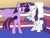 Size: 1600x1200 | Tagged: safe, artist:toyminator900, rarity, twilight sparkle, twilight sparkle (alicorn), alicorn, pony, unicorn, bipedal, boxing, ouch, sports