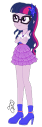 Size: 691x2048 | Tagged: safe, artist:ilaria122, sci-twi, twilight sparkle, equestria girls, clothes, female, glasses, not a vector, simple background, solo, transparent background