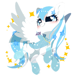 Size: 1024x1025 | Tagged: safe, artist:snow angel, oc, oc only, oc:starline, pegasus, pony, clothes, female, flying, heart eyes, mare, see-through, simple background, solo, transparent background, wingding eyes