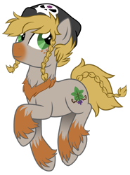 Size: 1024x1384 | Tagged: safe, artist:lostinthetrees, oc, oc only, oc:grove trotter, earth pony, pony, hat, male, simple background, solo, stallion, transparent background, unshorn fetlocks