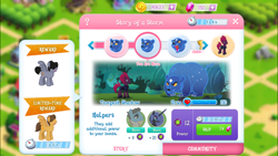 Size: 1334x750 | Tagged: safe, hoops, nightmare moon, quarterback, score, tempest shadow, wind rider, pegasus, pony, unicorn, ursa minor, my little pony: the movie, armor, boss battle, crack is cheaper, female, game screencap, gameloft, male, mare, stallion