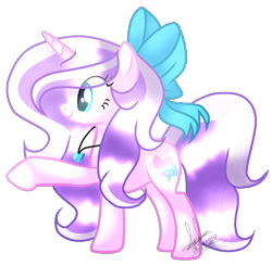 Size: 1029x1007 | Tagged: safe, artist:mlp-magical-melody, oc, oc only, oc:candy heartswirl, pony, unicorn, base used, bow, female, hair bow, jewelry, mare, necklace, raised hoof, simple background, solo, transparent background