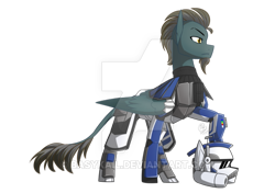 Size: 600x423 | Tagged: safe, artist:basykail, oc, oc only, pegasus, pony, armor, clone trooper, helmet, male, simple background, solo, stallion, star wars, transparent background, watermark