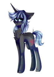 Size: 1161x1654 | Tagged: safe, artist:huirou, oc, oc only, oc:mica, pony, unicorn, chest fluff, female, mare, simple background, solo, transparent background