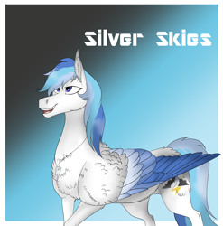 Size: 2832x2870 | Tagged: safe, artist:neonaarts, oc, oc only, oc:silver skies, pony