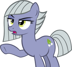 Size: 5076x4728 | Tagged: safe, artist:ironm17, limestone pie, earth pony, pony, absurd resolution, female, lidded eyes, mare, raised hoof, simple background, solo, transparent background, vector