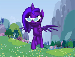 Size: 1200x900 | Tagged: safe, oc, oc only, oc:wonder sparkle, pony creator, 3d, glasses, ponylumen