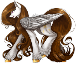Size: 2154x1771 | Tagged: safe, artist:midfire, oc, oc only, oc:typhanie, pegasus, pony, female, mare, simple background, solo, transparent background