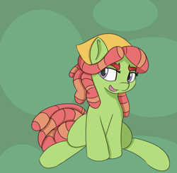 Size: 800x784 | Tagged: safe, artist:treekickerdraws, tree hugger, earth pony, pony, female, mare, smiling, solo