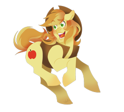 Size: 1359x1221 | Tagged: safe, artist:nemovonsilver, braeburn, earth pony, pony, male, simple background, solo, stallion, transparent background