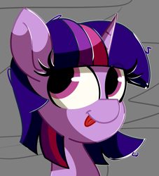 Size: 989x1089 | Tagged: safe, artist:pastelhorses, twilight sparkle, :p, cute, solo, tongue out, twiabetes