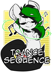 Size: 1589x2196 | Tagged: safe, artist:bbsartboutique, oc, oc only, oc:trance sequence, pony, arm behind head, armpits, biologically justified underarm fluff, chest fluff, dancing, music notes, simple background, transparent background